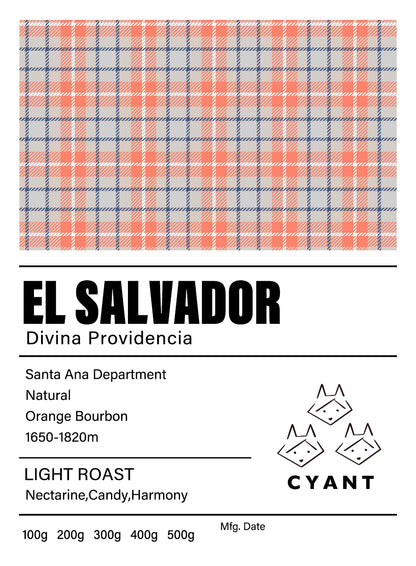 EL SALVADOR Divina Providencia Natural  100g/200g/400g